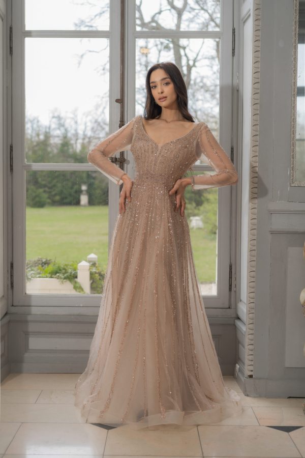 Royal Sparkle Tulle Wedding Gown – 6565
