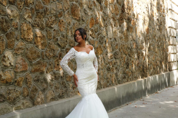 ivory bloom bridal gown – ref. 33792
