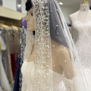 ivoire voile – luxury wedding dress fabric (vl5930 – 3m)
