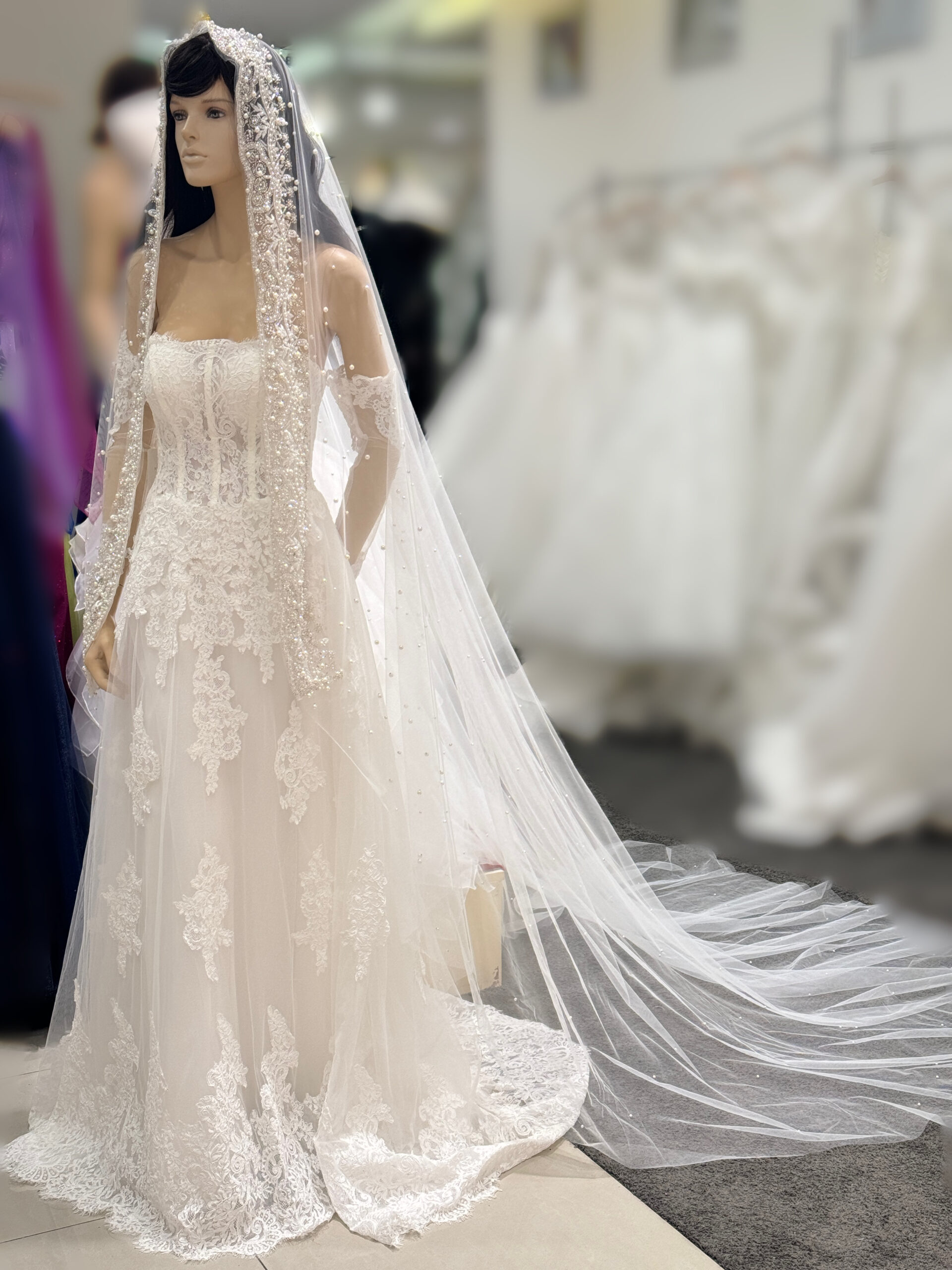 ivoire voile – luxury wedding dress fabric (vl5930 – 3m)
