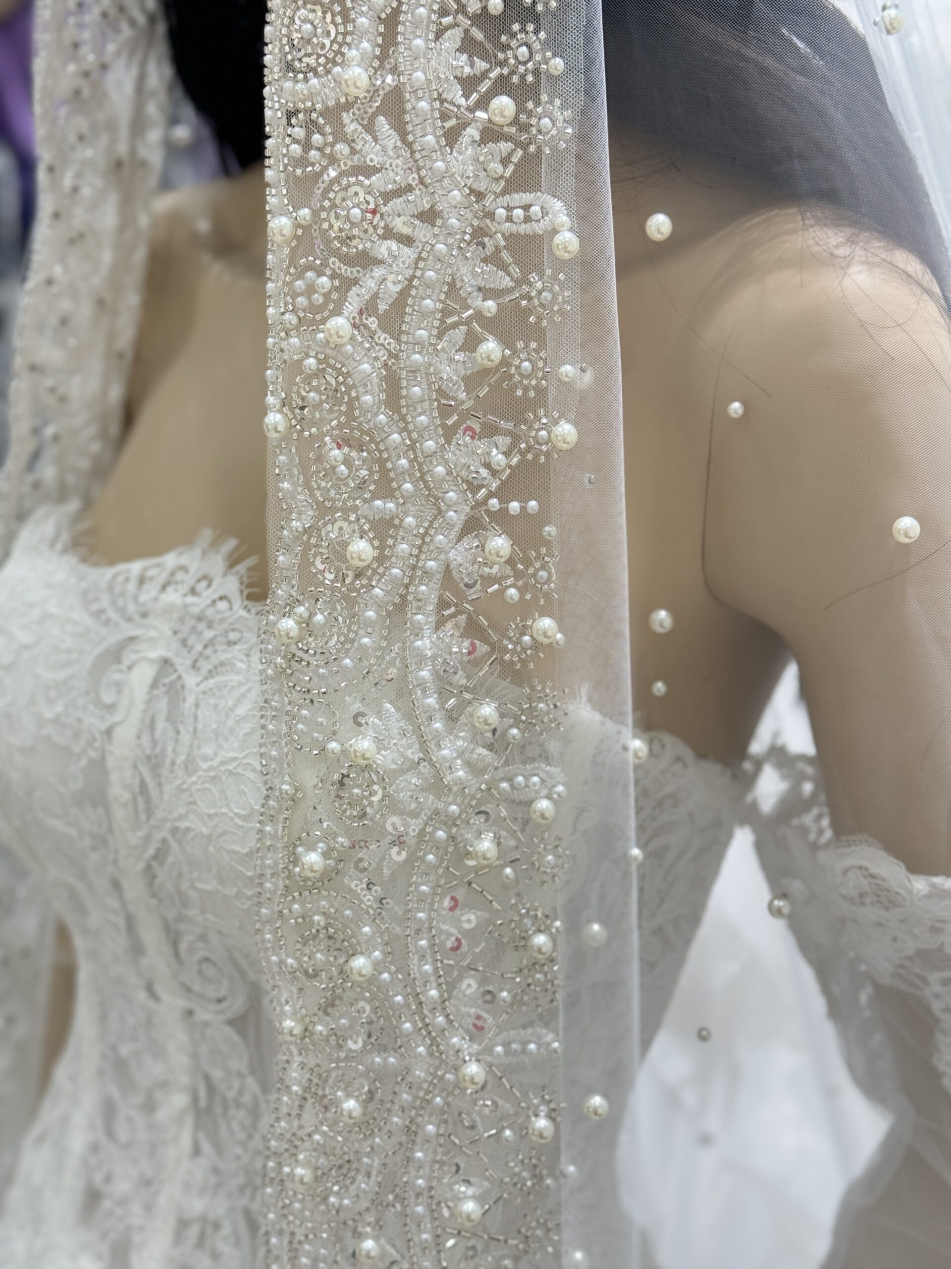 ivoire voile – luxury wedding dress fabric (vl5930 – 3m)