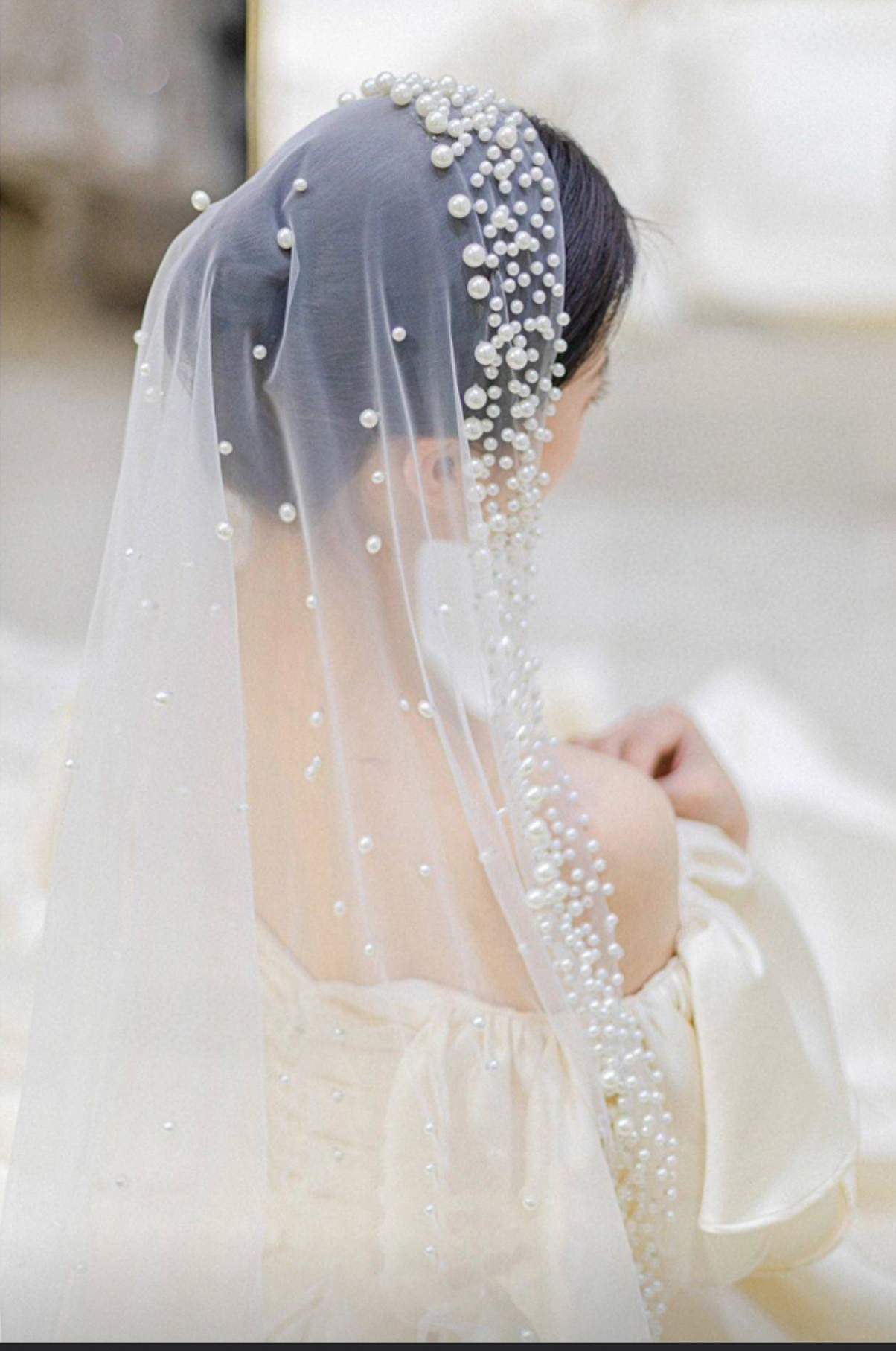 ivoire voile – premium wedding dress fabric (vl4930)