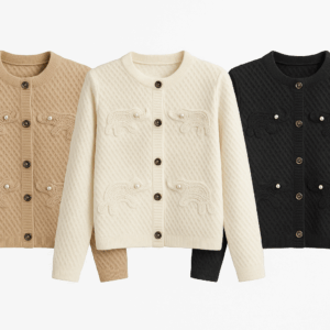 elephant knit cardigan – one size