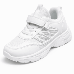 kids white sport sneakers