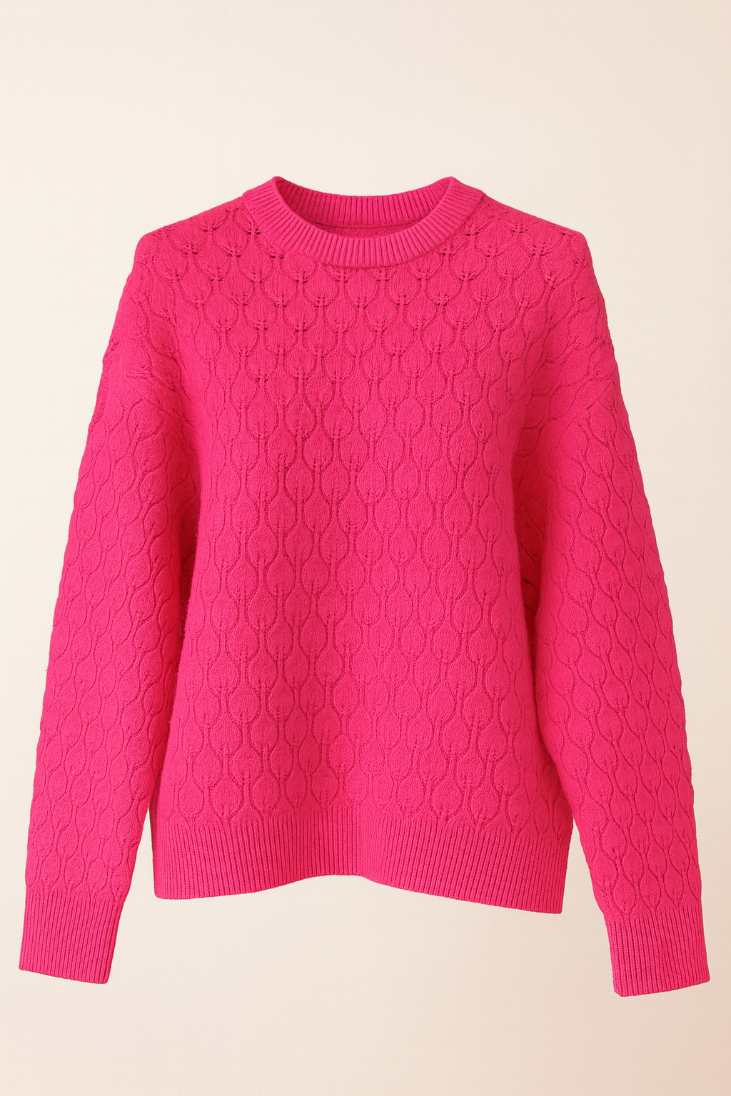 cable knit soft sweater