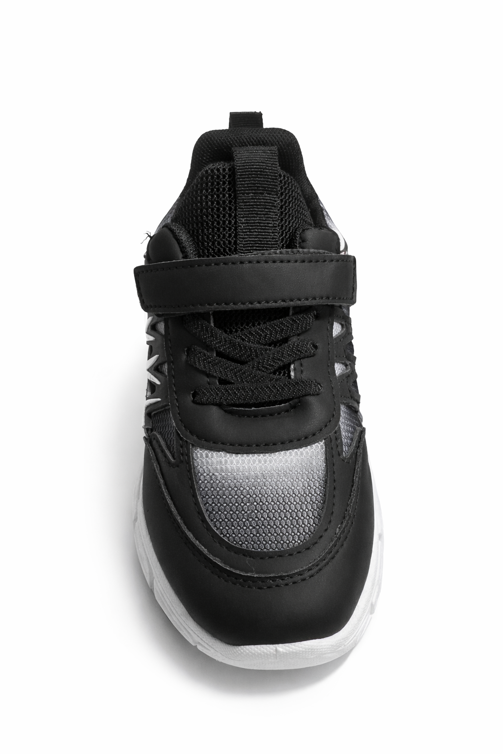 kids sport sneakers – black & grey