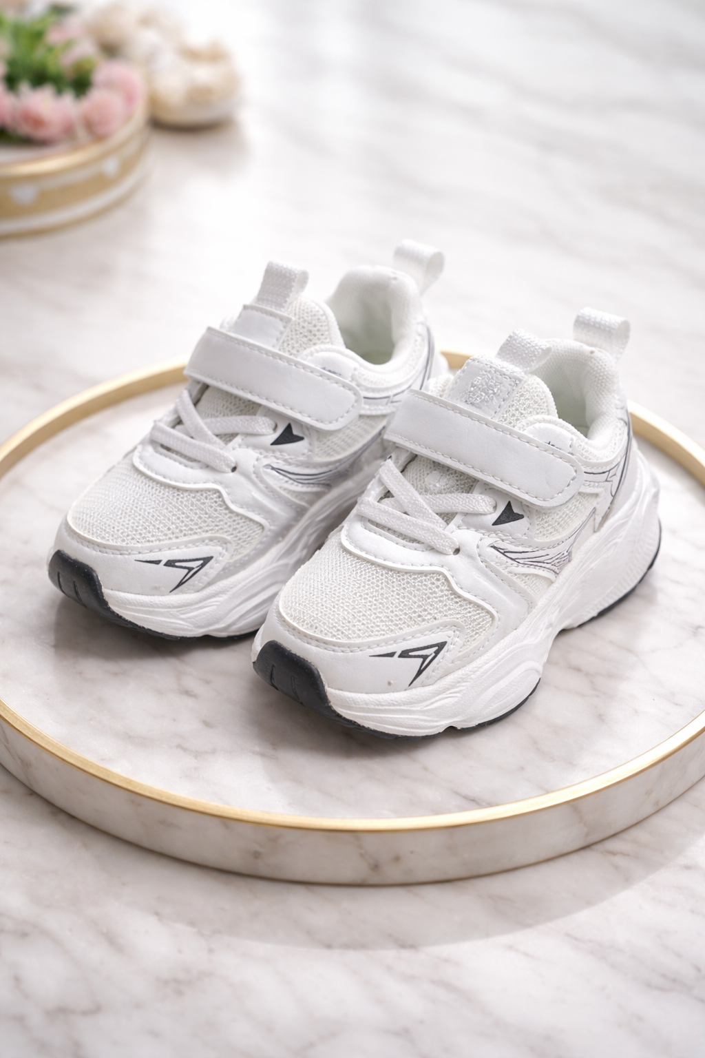 chiq mode baby comfort sneakers – white